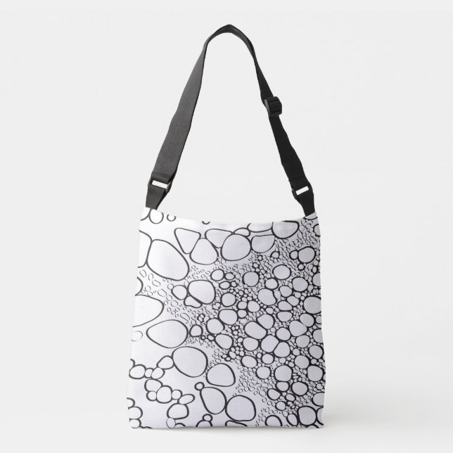 Abstract digital work 10 crossbody bag (Front)