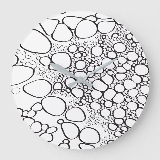 Abstract digital work 10 large clock (Front)