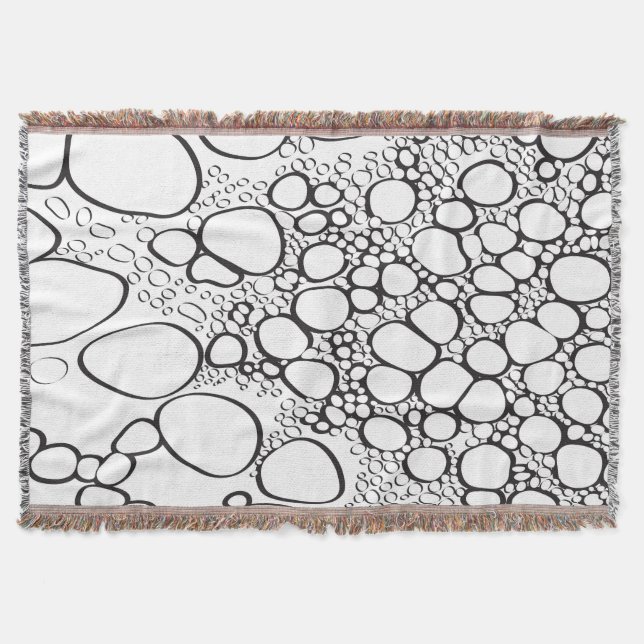 Abstract digital work 10 throw blanket (Front)