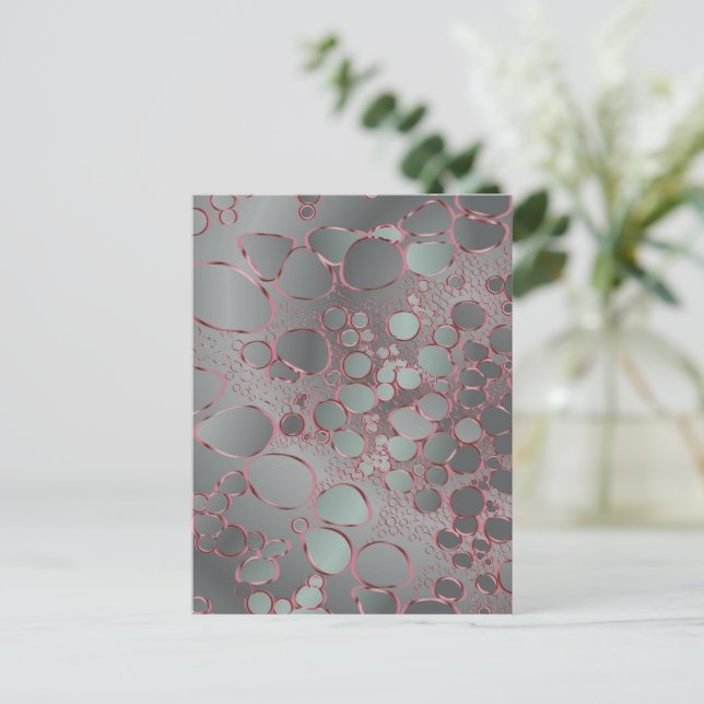 Abstract digital work 3 postcard (Standing Front)