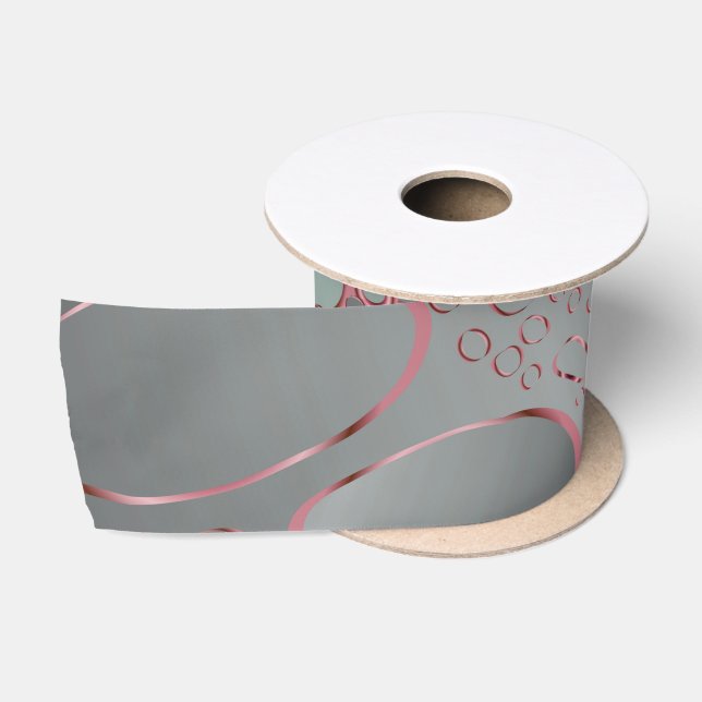 Abstract digital work 3 satin ribbon (Spool)