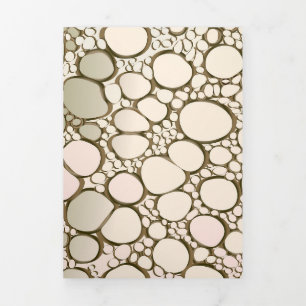 Abstract digital work 5 Tri-Fold holiday card