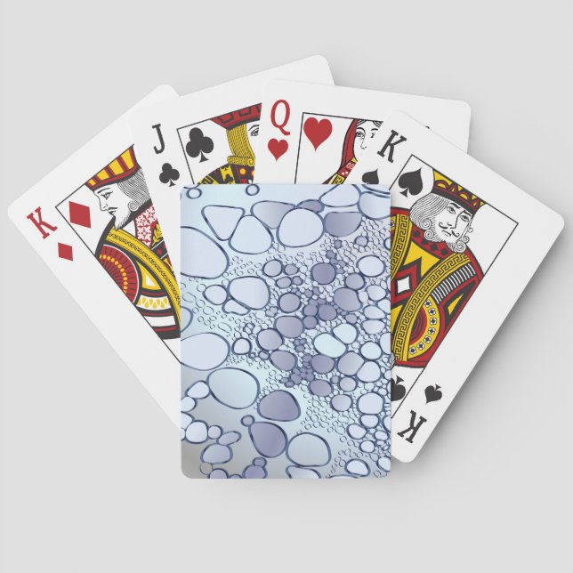 Abstract digital work 6 playing cards (Back)