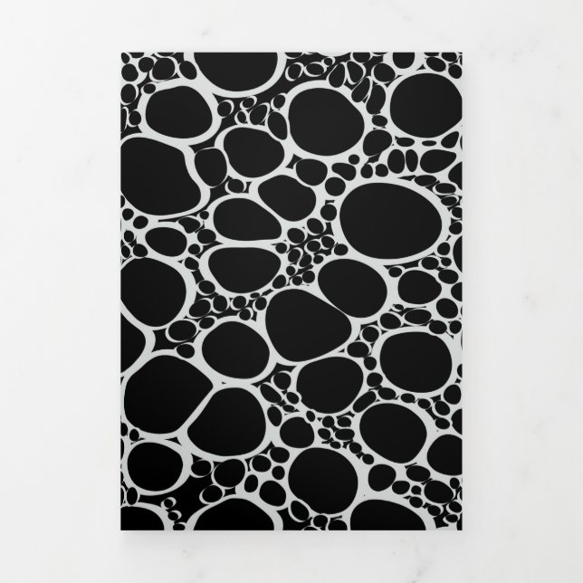 Abstract digital work 7 Tri-Fold holiday card (Cover)