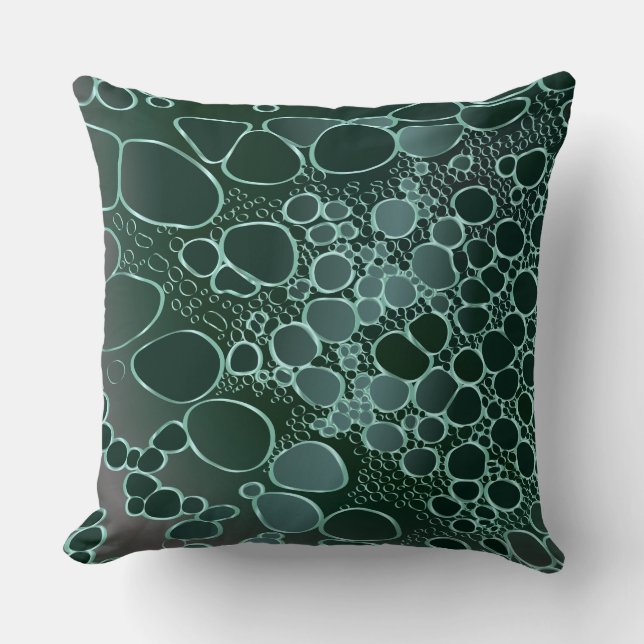 Abstract digital work 9 throw pillow (Front)