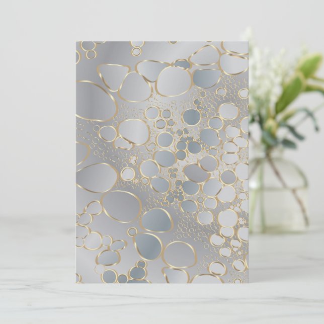 Abstract digital work card (Standing Front)