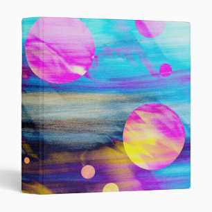 Abstract Disco Lights! Binder