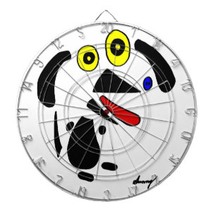 Abstract Dog Dartboard