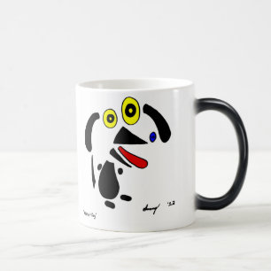 Abstract Dog Mug