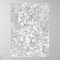 Abstract Doodle Art