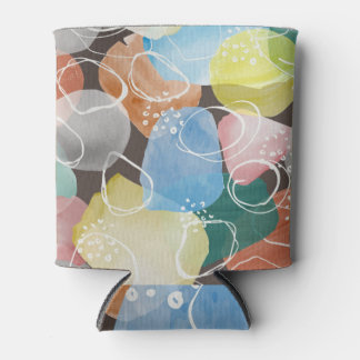 Abstract Doodles: Watercolor Minimalist Art Can Cooler