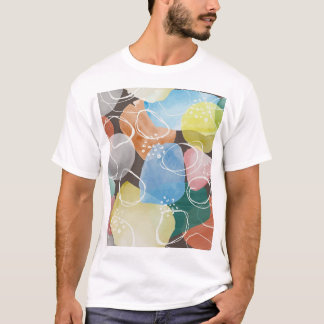 Abstract Doodles: Watercolor Minimalist Art T-Shirt