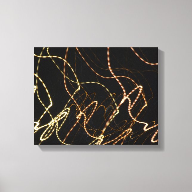 Abstract Dotted Lines Canvas Print (Front)