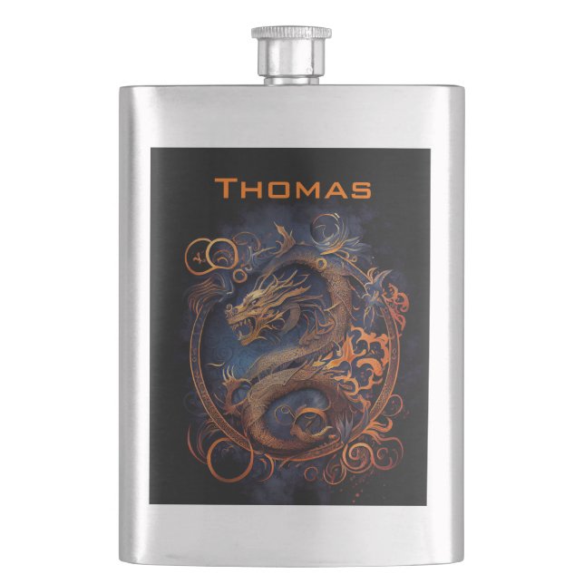 Abstract Dragon Flask (Front)