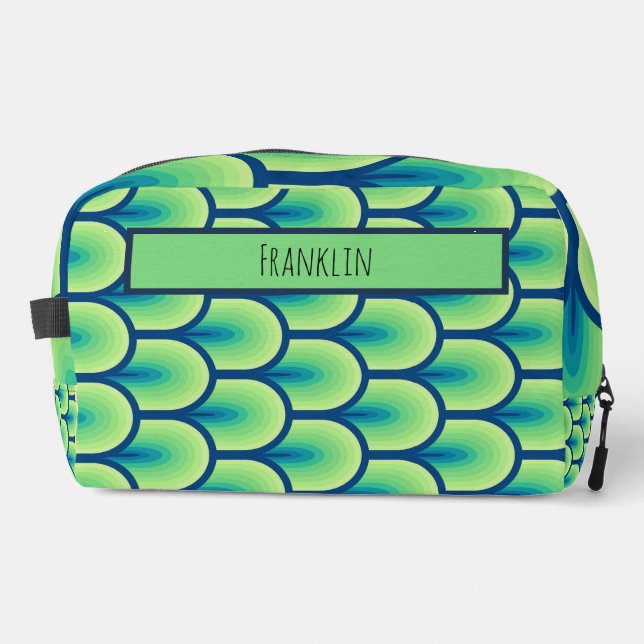 Abstract Drawing I Custom Name  Dopp Kit (Front)