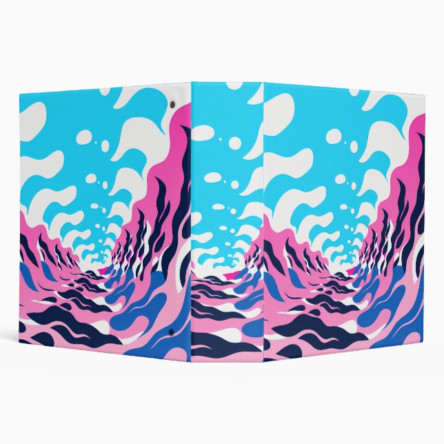 Abstract Dream Wave – Vibrant Surreal Flow Binder (Background)