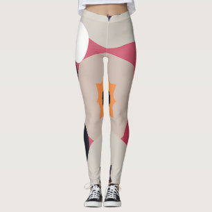 Abstract Dream Wave – Vibrant Surreal Flow Leggings