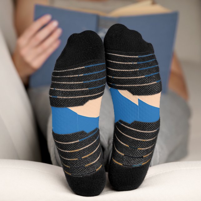 Abstract Dream Wave – Vibrant Surreal Flow Socks (Bottom)