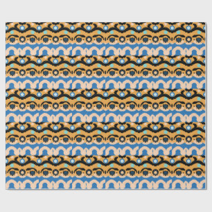 Abstract Dream Wave – Vibrant Surreal Flow Wrapping Paper