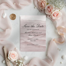 Abstract dusty rose mountains wedding 