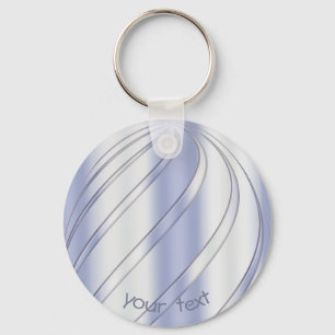 Abstract dynamic spiral texture.text. keychain