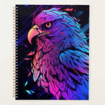 Abstract eagle with bright colours