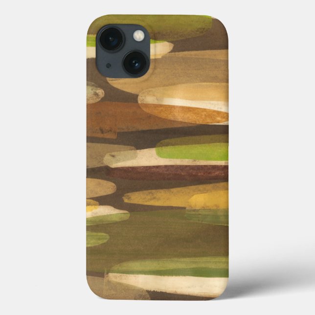 Abstract Earth Tone Landscape Case-Mate iPhone Case (Back)