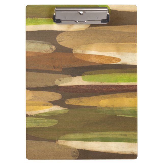 Abstract Earth Tone Landscape Clipboard (Front)