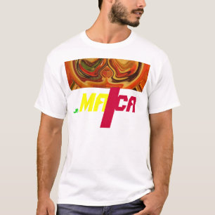 Abstract Earth Tone Swirl Art Print T-Shirt