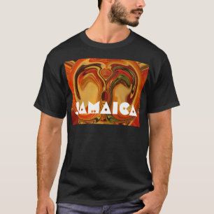 Abstract Earth Tone Swirl Art Print T-Shirt