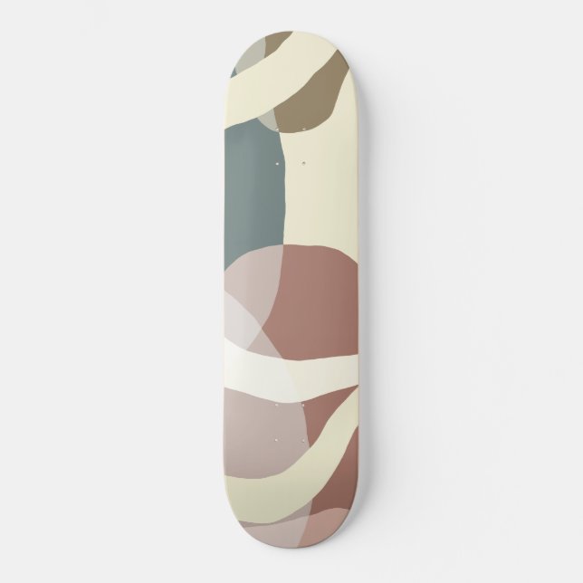 Abstract Earthiness Skateboard (Front)