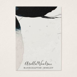 Abstract Earthy Shapes Earring Necklace Display 