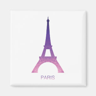 Abstract Eiffel Tower Magnet