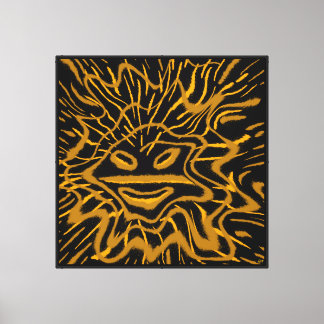 Abstract El Sol de Jayuya Canvas Print