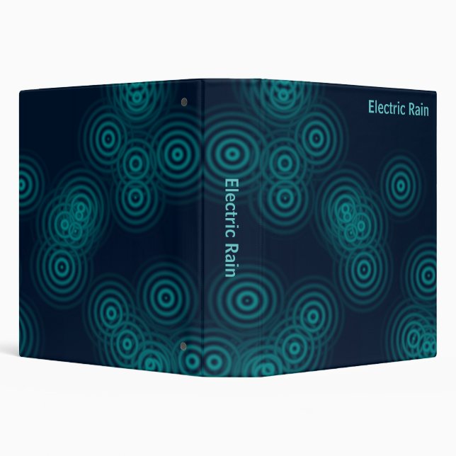 Abstract - Electric Rain (1.5in) Binder (Background)