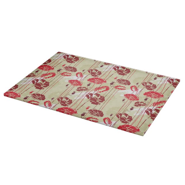 Abstract Elegance floral pattern 2 Cutting Board (Corner)