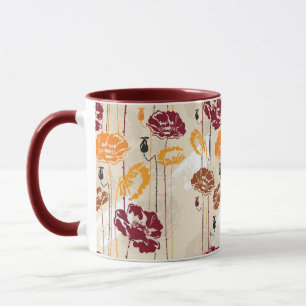 Abstract Elegance floral pattern 4 Mug