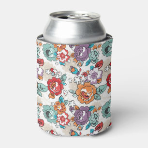 Abstract Elegance floral pattern 5 Can Cooler