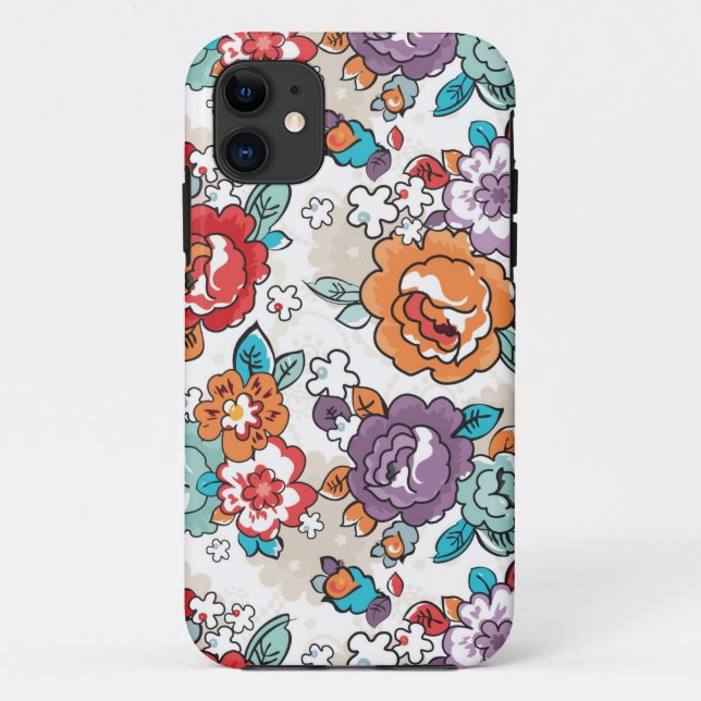 Abstract Elegance floral pattern 5 Case-Mate iPhone Case (Back)
