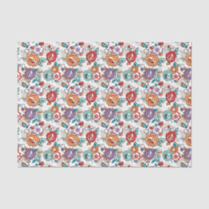 Abstract Elegance floral pattern 5 Tissue Paper