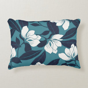 Abstract elegance pattern with floral background. accent pillow