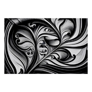 Abstract Elegance Poster