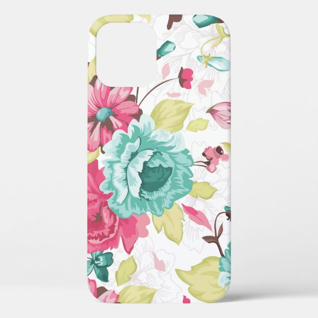 Abstract Elegance Seamless pattern with floral bac Case-Mate iPhone Case (Back)