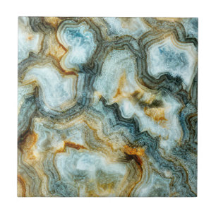 Abstract  Elegant Agata Tile