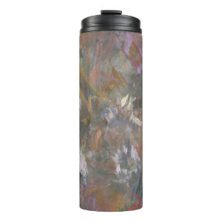 Abstract Elegant "Flower Garden" Thermal Tumbler