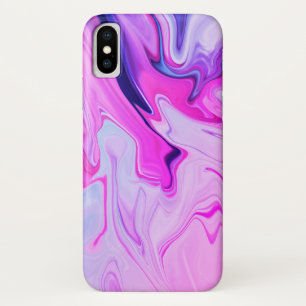 Abstract elegant fluid liquid marble flow texture  Case-Mate iPhone case