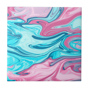 Abstract elegant fluid liquid marble flow texture tile