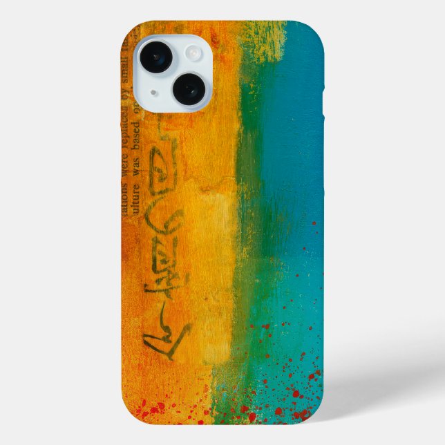 Abstract Elegant mixed Colourful painting pattern  Case-Mate iPhone Case (Back)