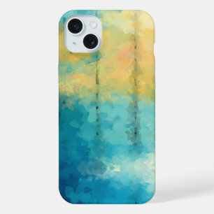 Abstract Elegant mixed Colourful painting pattern  iPhone 15 Plus Case
