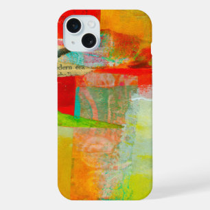 Abstract Elegant mixed Colourful painting pattern iPhone 15 Plus Case